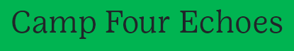 camp four echoes logo