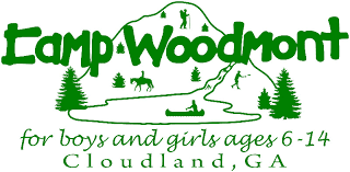 camp woodmont logo