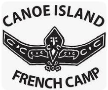 canoe island french camp logo