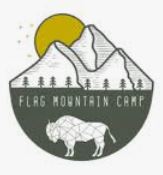 flag mountain camp logo