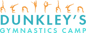 dunkleys gymnastics camp logo