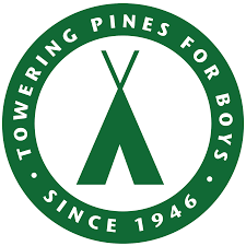 towering pines camp logo